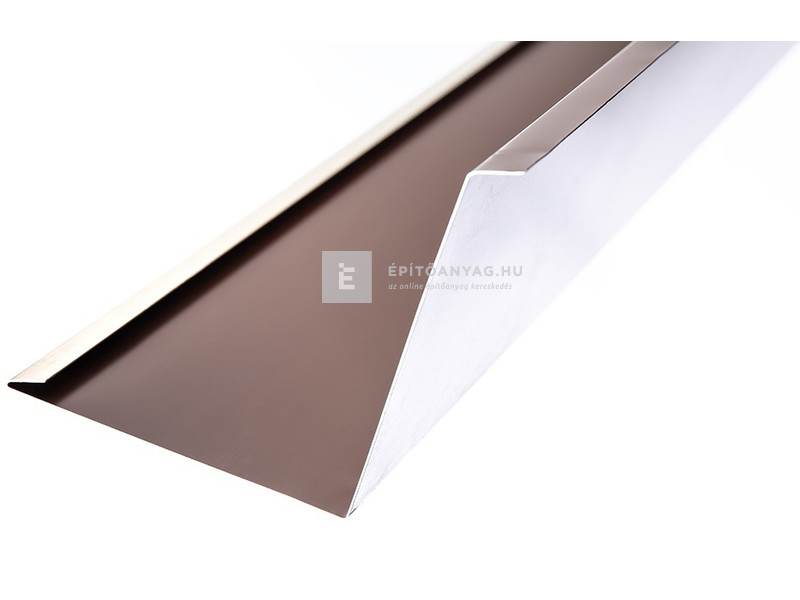 Falszegély alumínium, barna RAL 8011, 25x200 cm