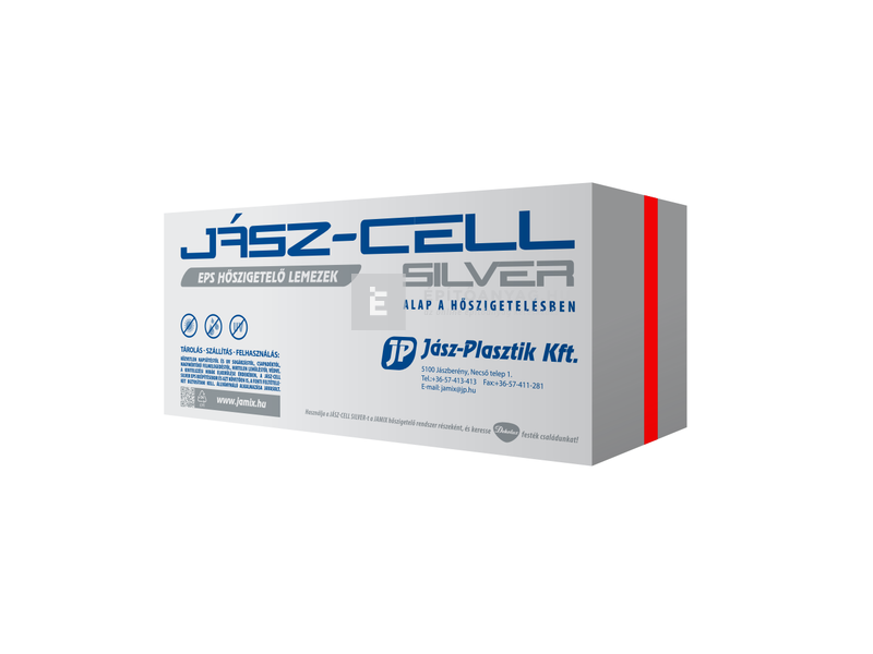 JP EPS 80 Silver Grafit Homlokzati hőszigetelő lemez 1 cm, 25 m2/csomag