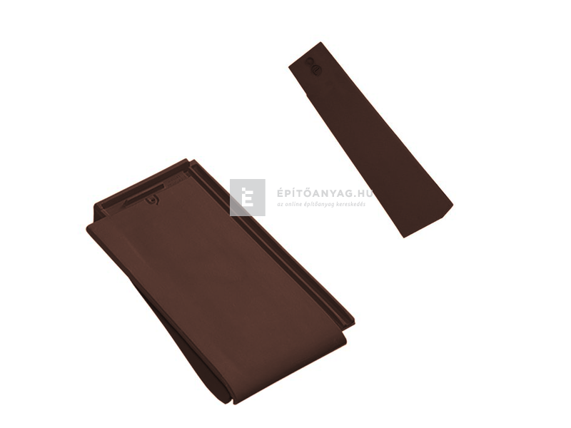 Tondach Planoton 14 szegőcserép szett bal Fusion Protect sötétbarna