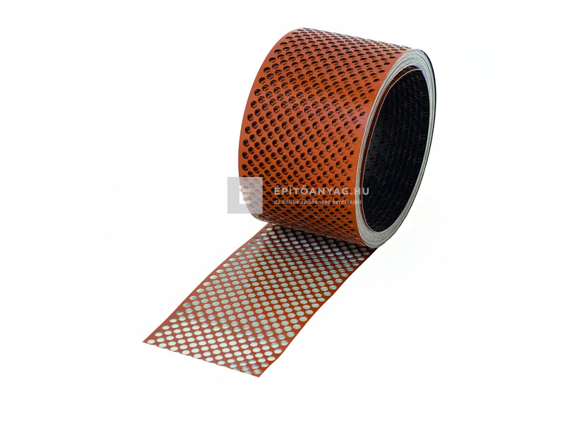 Terrán szellőzőszalag alumínium, tégla 10 m