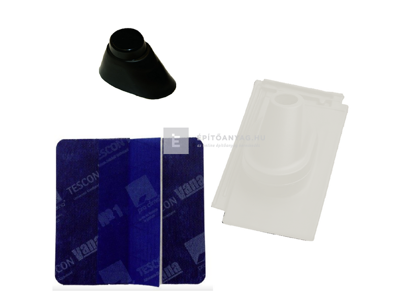 Tondach Planoton 9 antennakivezető szett FusionProtect fehér