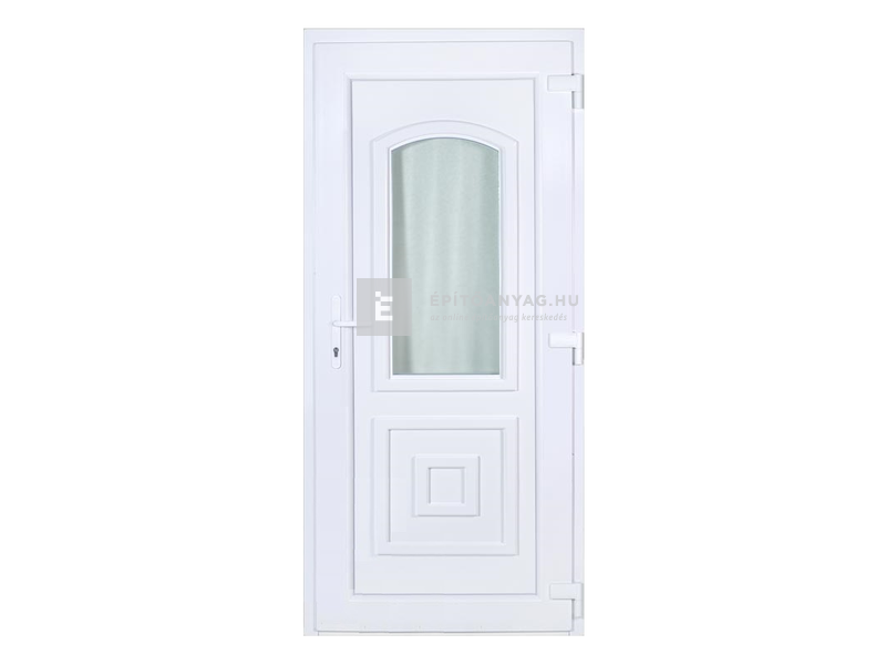 Delta W5K NYL Odera nagy üveges műanyag bejárati ajtó jobb 100x210 cm