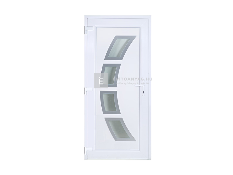 Delta NYL W5K Szeben műanyag bejárati ajtó alurátétes bal 100x210 cm