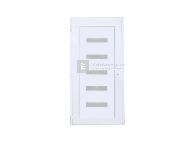 Delta W5K SB Hidas Műanyag bejárati ajtó 5 üveges bal 100x210 cm