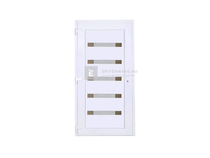 Delta W5K SB Hidas Műanyag bejárati ajtó alurátétes bal 100x210 cm