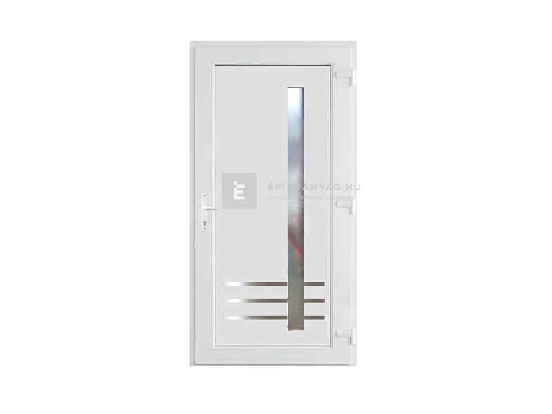 Delta W5K SB Vértes műanyag bejárati ajtó jobb 100x210 cm