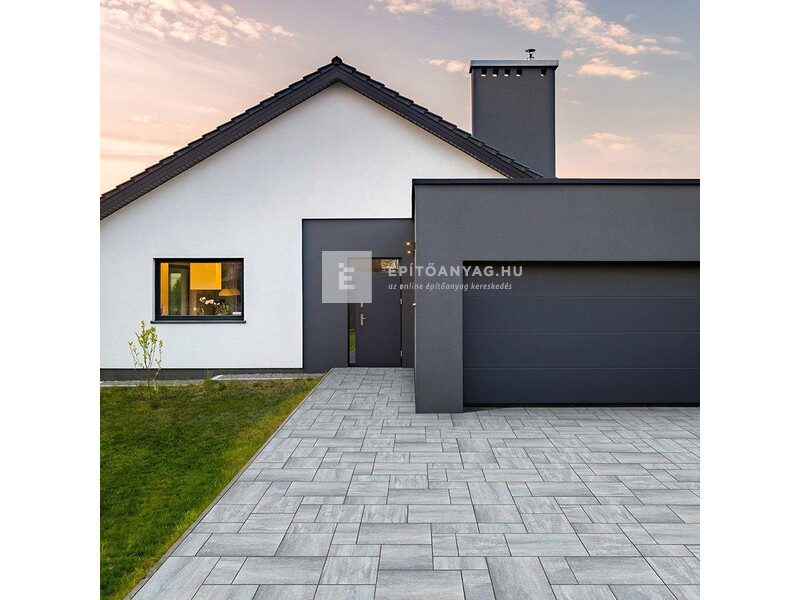 Semmelrock Citytop Grande Kombi térkő taupe-melír 6 cm