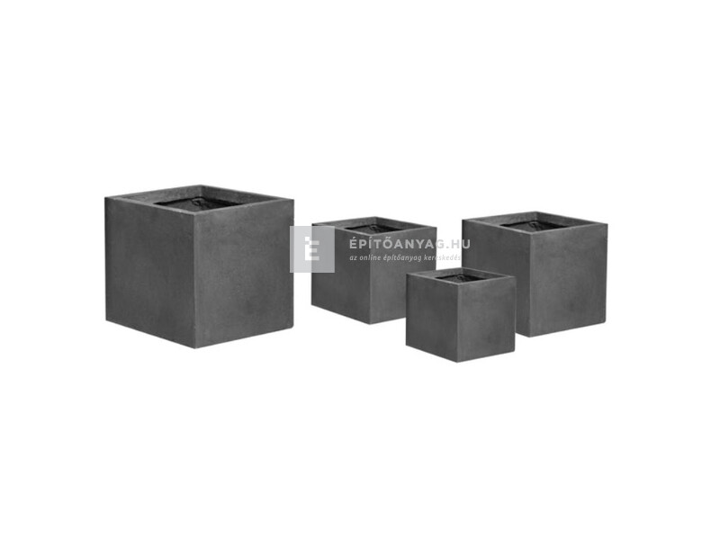 Tri-CAN Agree kocka kaspó szett, ólom