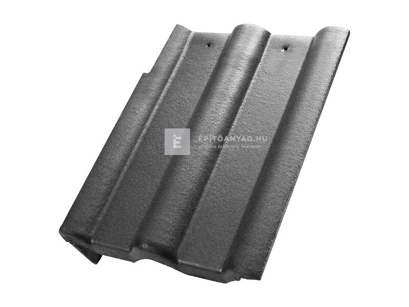 Bramac Platinum Star hosszúszoknyás szegélycserép bal, ezüst metál