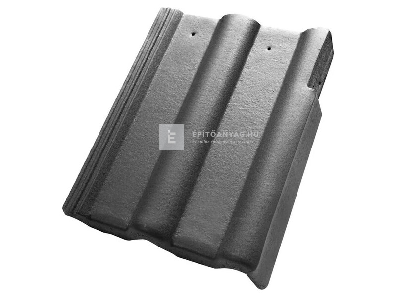 Bramac Platinum Star hosszúszoknyás szegélycserép jobb, ezüst metál