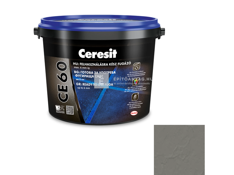Henkel Ceresit CE 60 felhasználásra kész fugázó antracit 2 kg