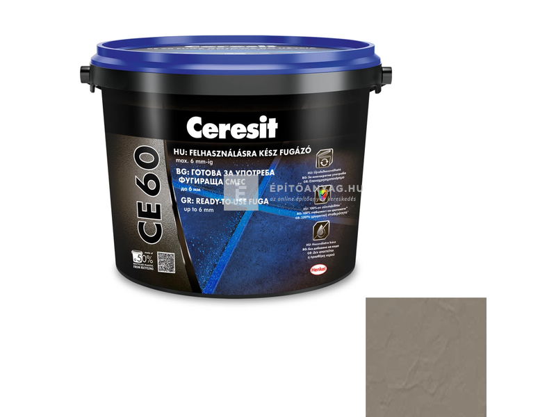 Henkel Ceresit CE 60 felhasználásra kész fugázó cementszürke 2 kg