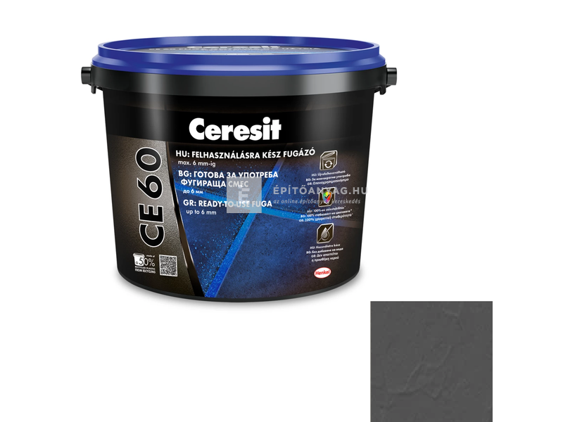 Henkel Ceresit CE 60 felhasználásra kész fugázó grafit 2 kg