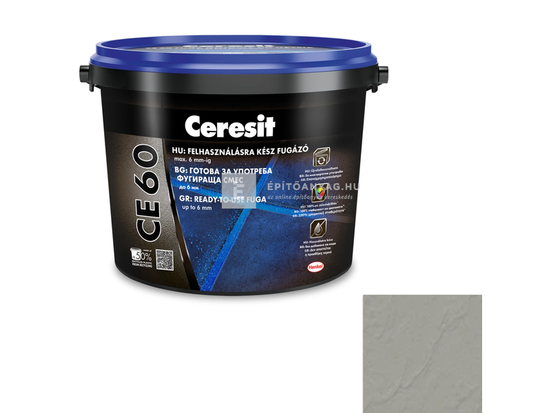 Henkel Ceresit CE 60 felhasználásra kész fugázó szürke 2 kg