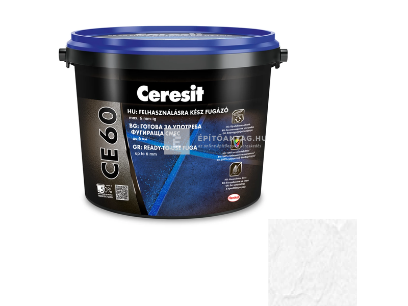 Henkel Ceresit CE 60 felhasználásra kész fugázó fehér 2 kg
