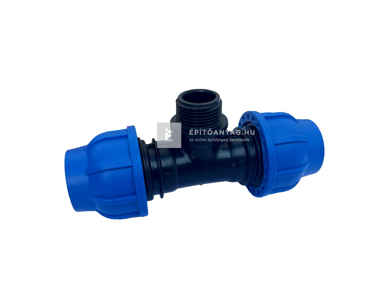 Valrom KPE BM menetes T-idom (WaterKIT) D. 25x3/4