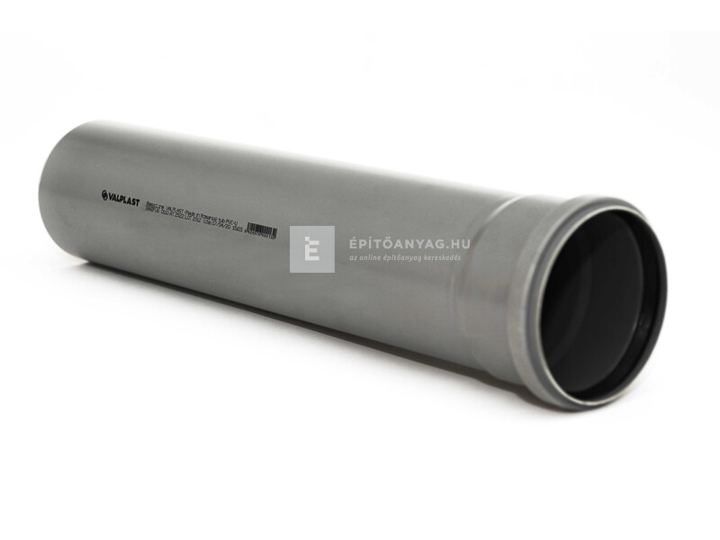 Valplast PVC tokos cső gumigyűrűvel 110 mm, 1 m