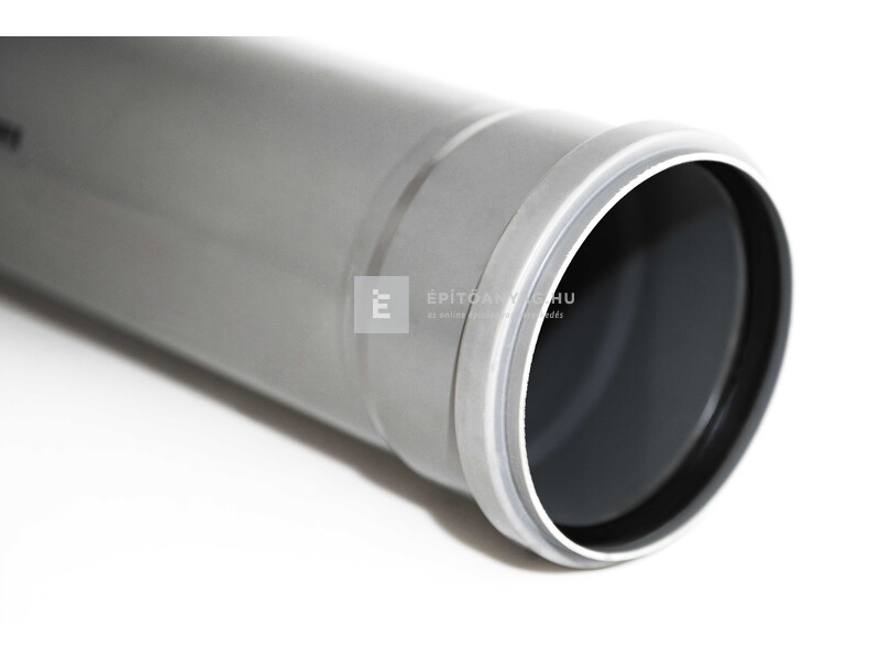 Valplast PVC tokos cső gumigyűrűvel 110 mm, 2 m