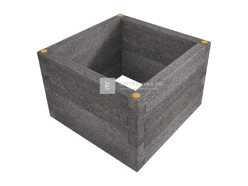 Leier Durisol Magaságyás négyzet alakú