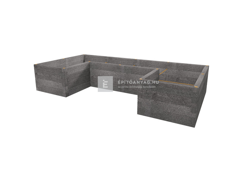 Leier Durisol Magaságyás U Plusz alakzat