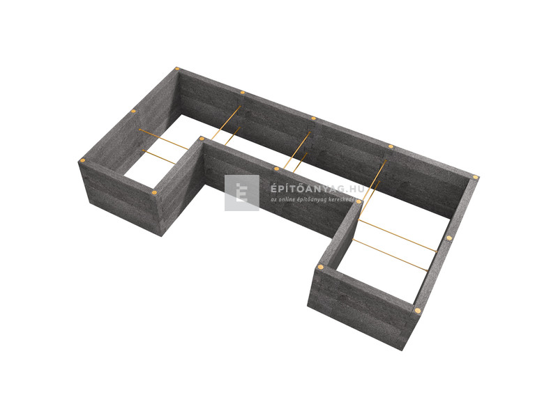 Leier Durisol Magaságyás U Plusz alakzat