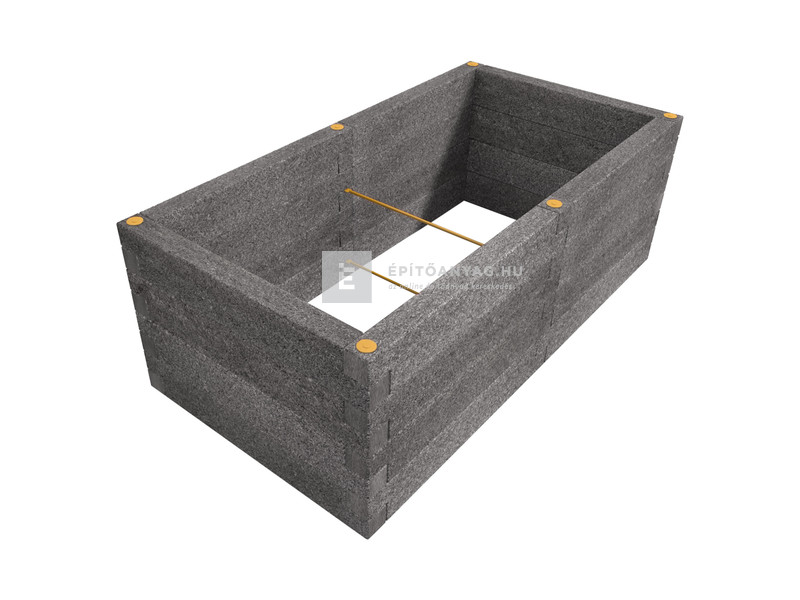 Leier Durisol Magaságyás téglalap alakzat