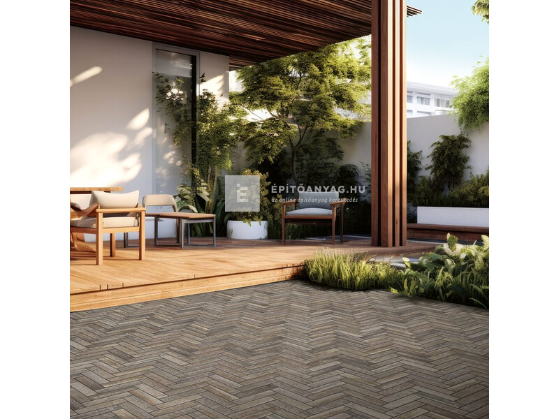 Semmelrock Parcetto 32x8x8cm grafit-terra