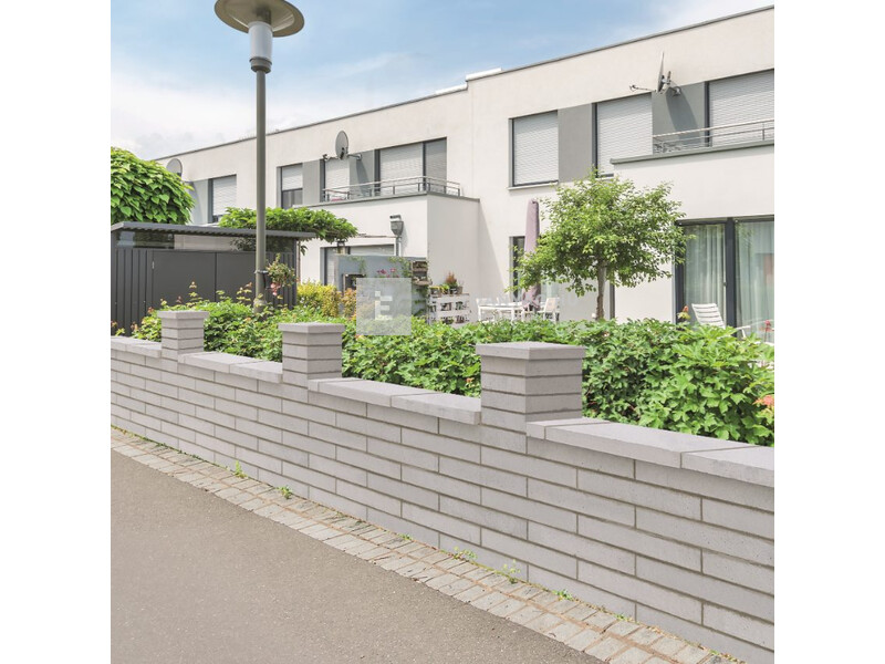 Semmelrock Bradstone Lias Kerítés félkő hamuszürke 35x30x7 cm