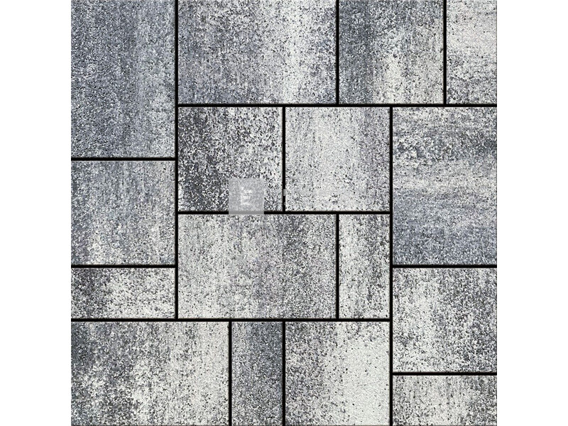 Semmelrock Citytop Kombi térkő stracciatella 6 cm