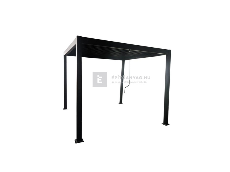 Sunrite Oliver pergola 3x3 m, fekete