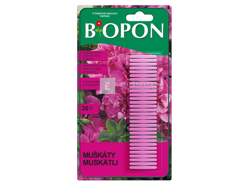 Biopon muskátli táprúd, 30 db