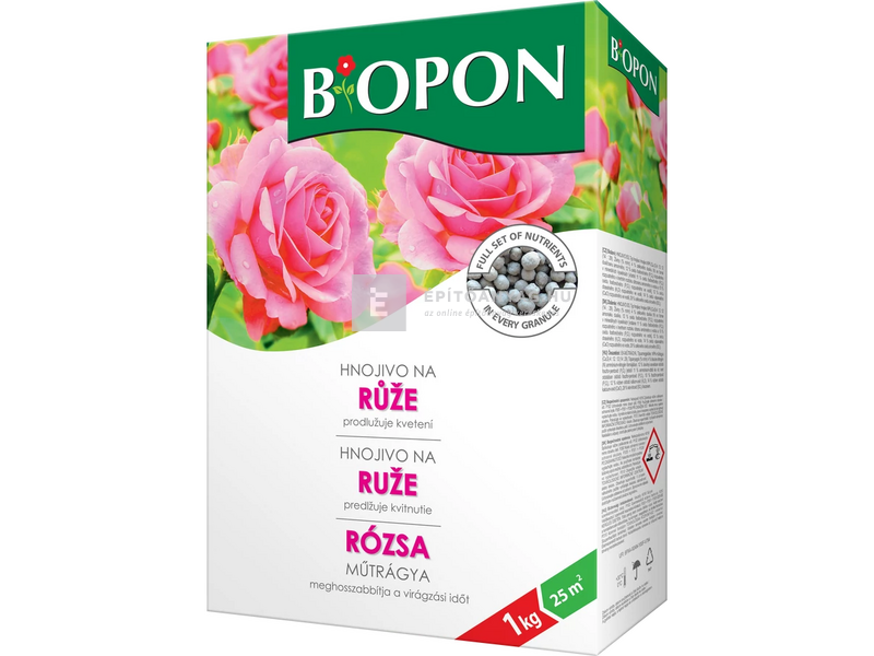 Biopon rózsa műtrágya, 1 kg