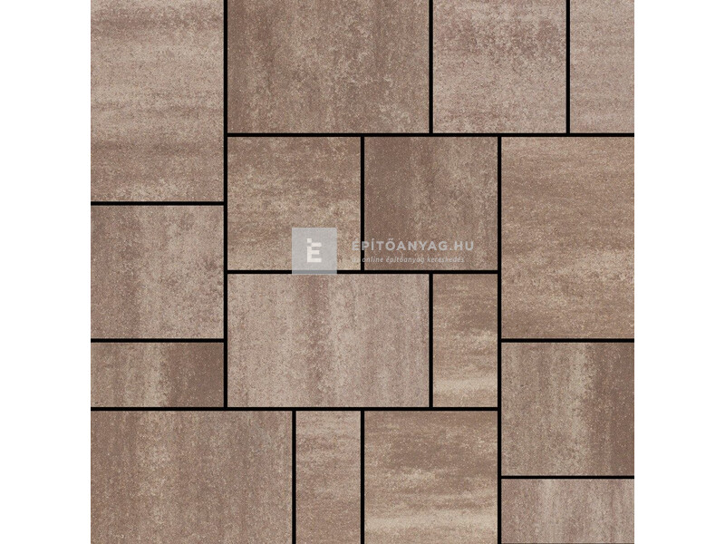 Semmelrock Citytop Kombi térkő caffe latte 6 cm