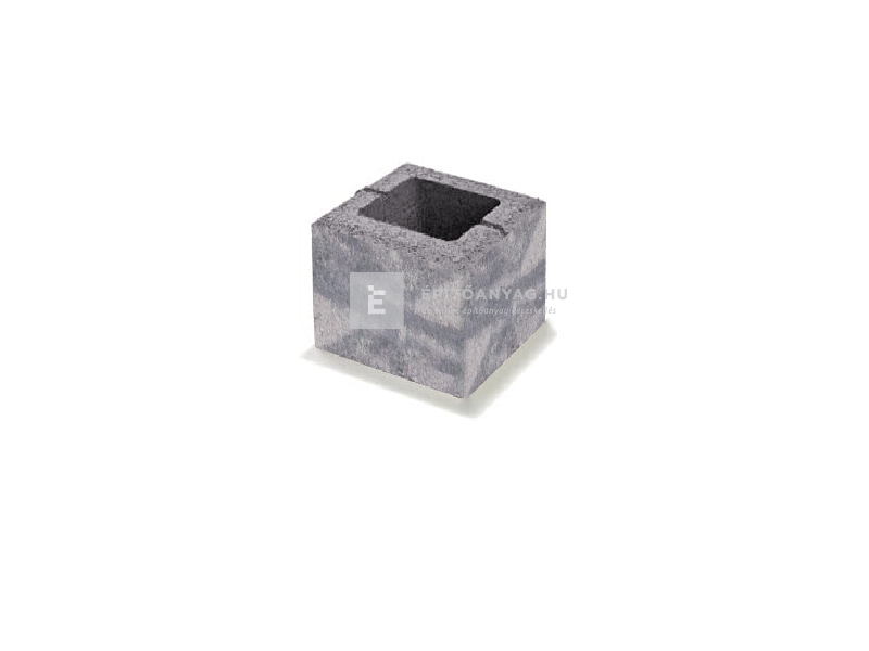 Semmelrock Rivago félkő füstszürke 20x20x16 cm