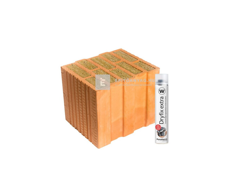 Porotherm 30 Alfa Thermo Rapid Dryfix lábazati tégla