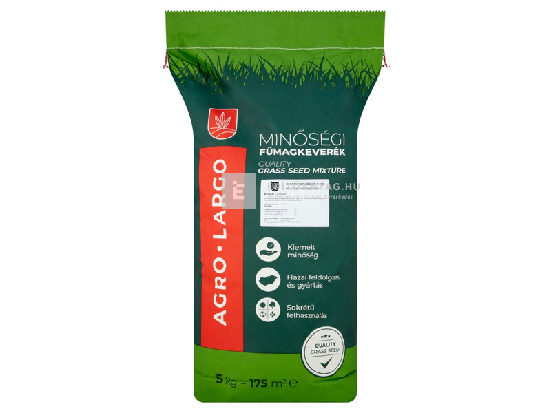 Agro-Largo Profi Garden Champion Golf exkluzív megjelenésű fűmagkeverék, 5 kg