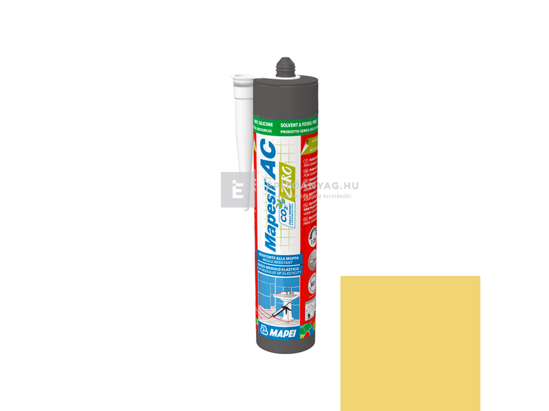 Mapei Mapesil AC Zero szilikon 150, sárga 310 ml
