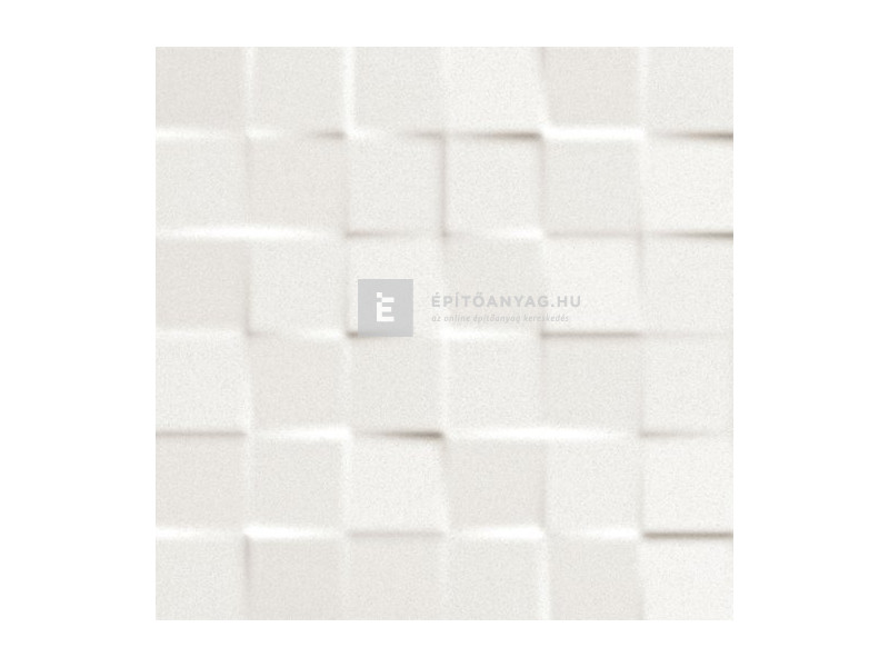 Fap Lumina Square White Gloss fali csempe, fehér 25x75 cm