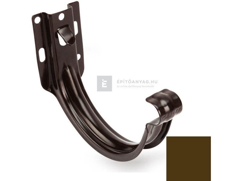 Galeco PVC 150 barna univerzális fém csatornatartó