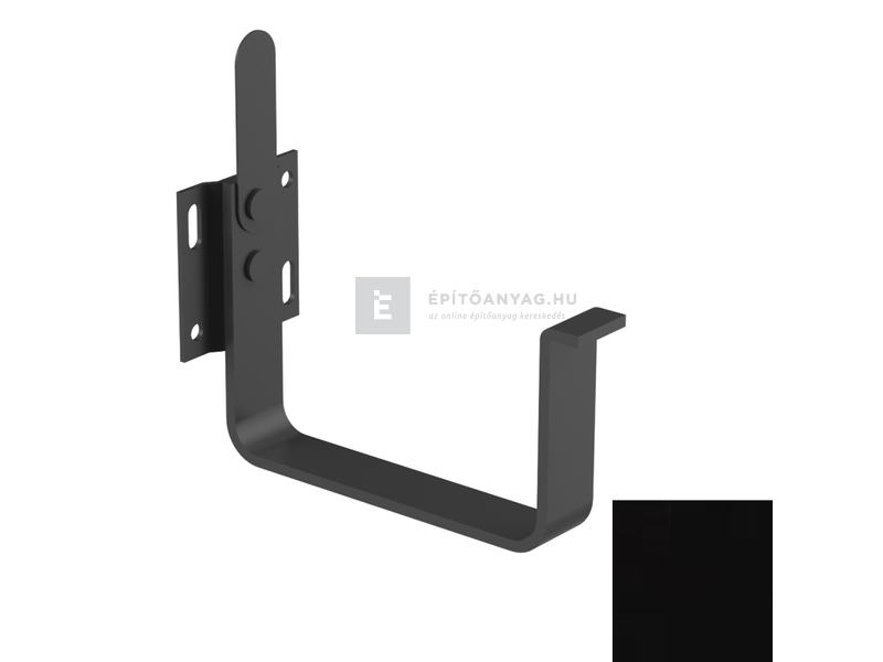 Galeco STAL2 szögletes 150 fekete univerzális csatornatartó