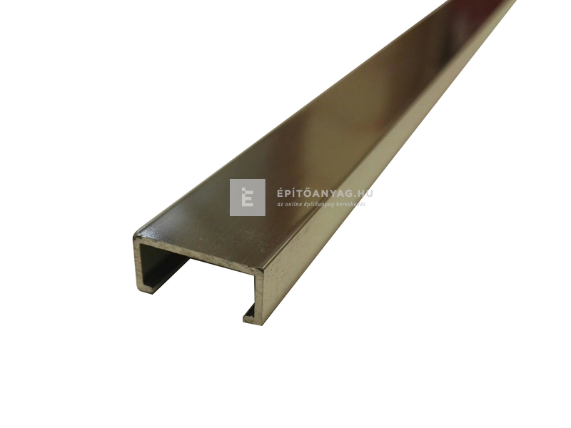 Viarprofil dekor profil, polír króm, 270 cm x 15 mm