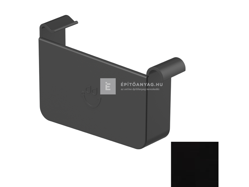 Galeco STAL2 szögletes 150 fekete végzáró, balos