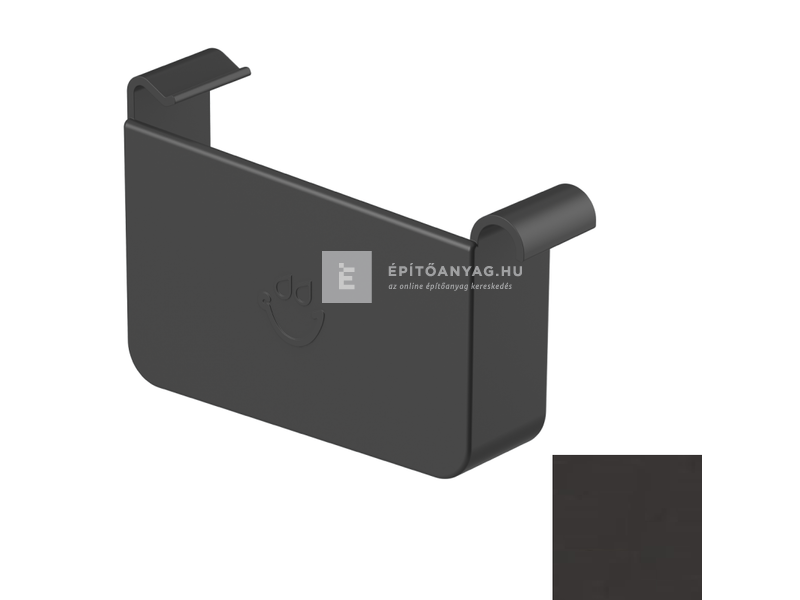 Galeco STAL2 szögletes 150 grafit végzáró, balos
