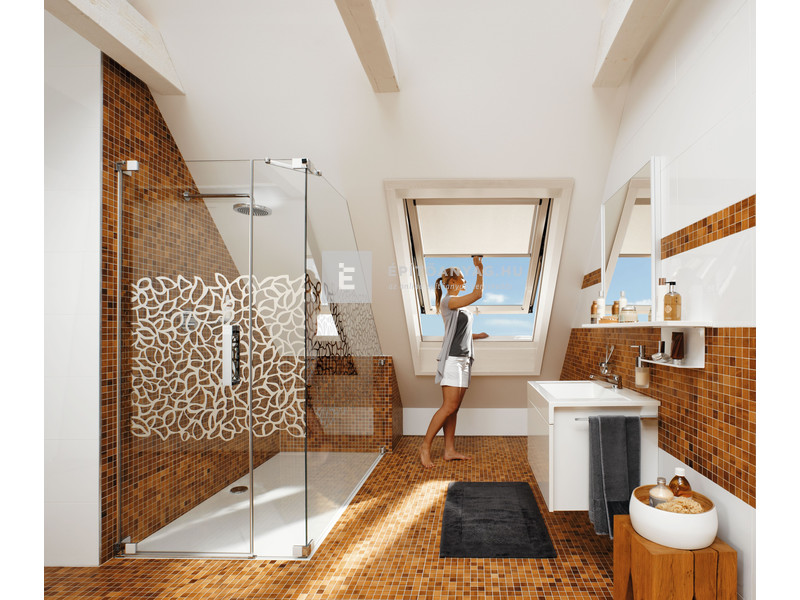 Roto Designo WDF R88C H WD Fa tetőtéri ablak felnyíló, alsó kilinccsel 5/7, 54x78 cm