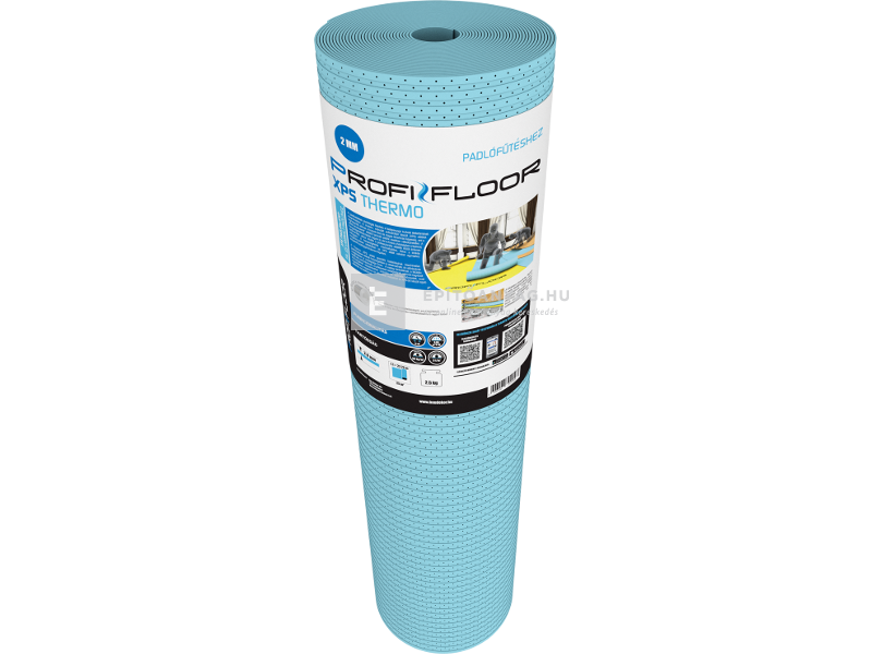 Baudekor Profi Floor XPS Thermo padló alátét 2 mm x 1,1mx22,72 m