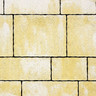 ABeton Matrix kombi térkő sárga-fehér 8 cm